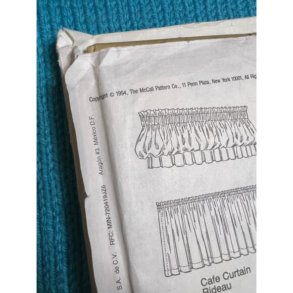 McCalls home pattern 7486 kitchen essentials curtains appliance koozie - Picture 4 of 4